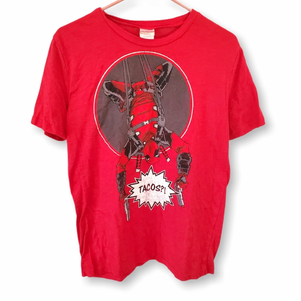 MARVEL DEADPOOL Tacos! Printed Graphic T-Shirt